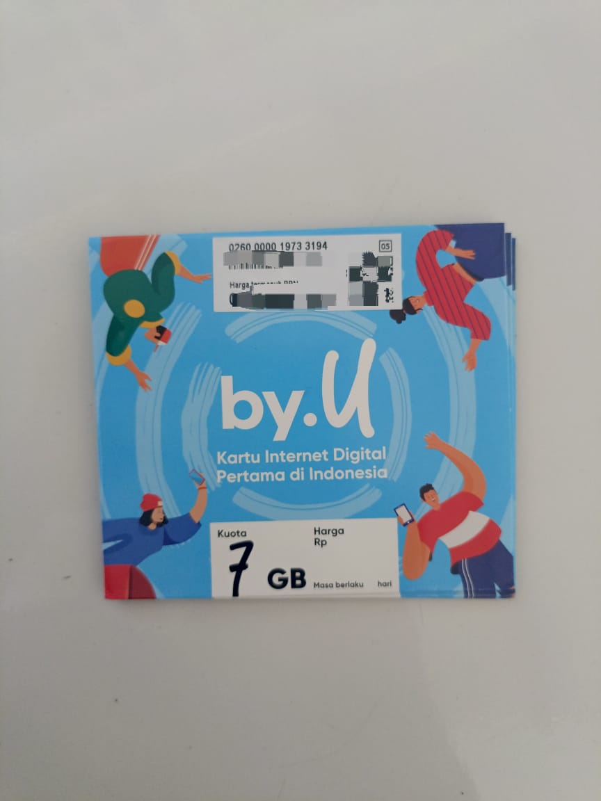 PERDANA BYU TELKOMSEL 7GB (Rp. 20.000.00-)